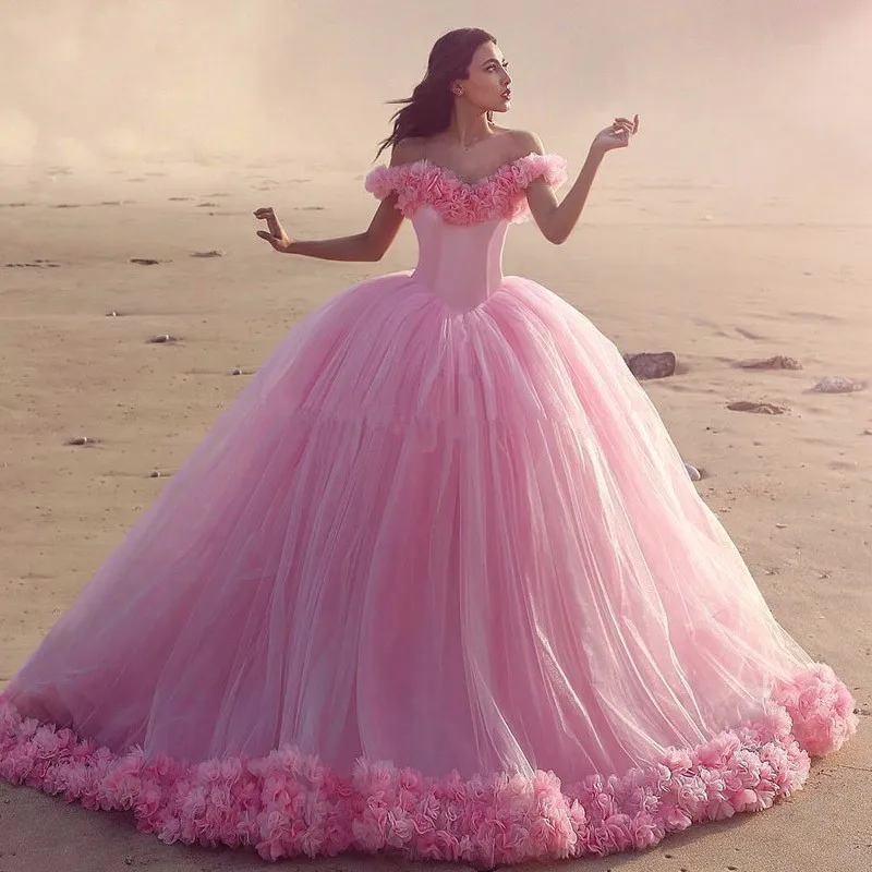 Puffy-Pink-Quinceanera-Dresses