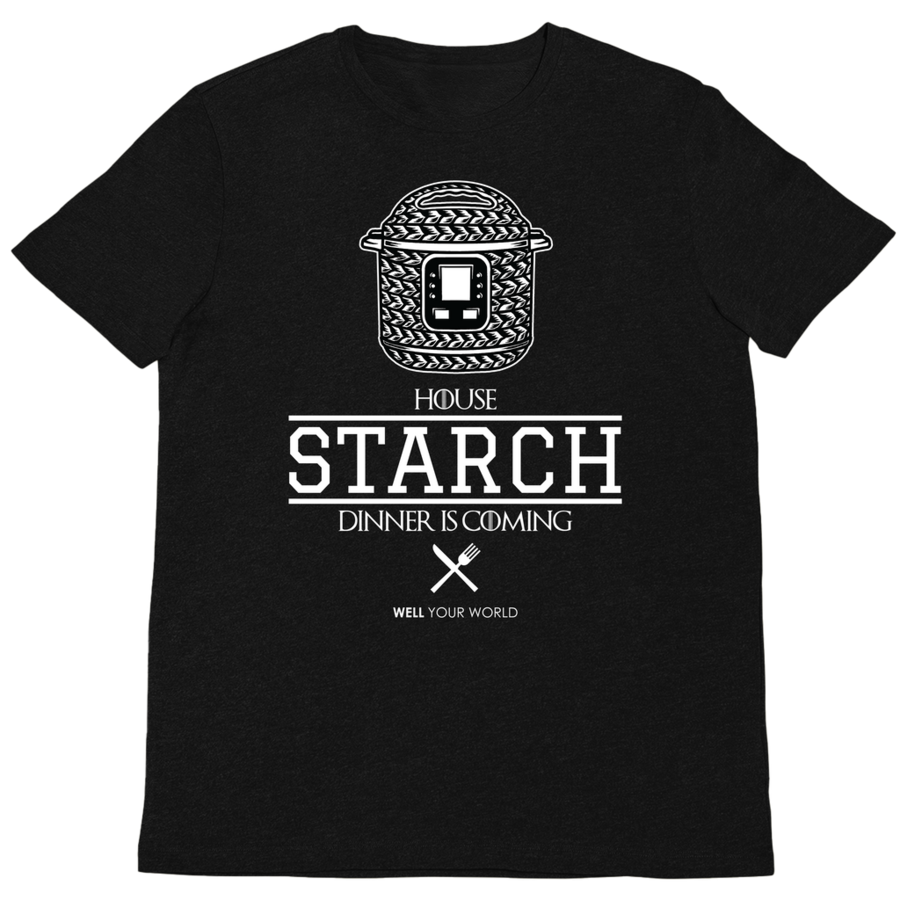 Starching a shirt