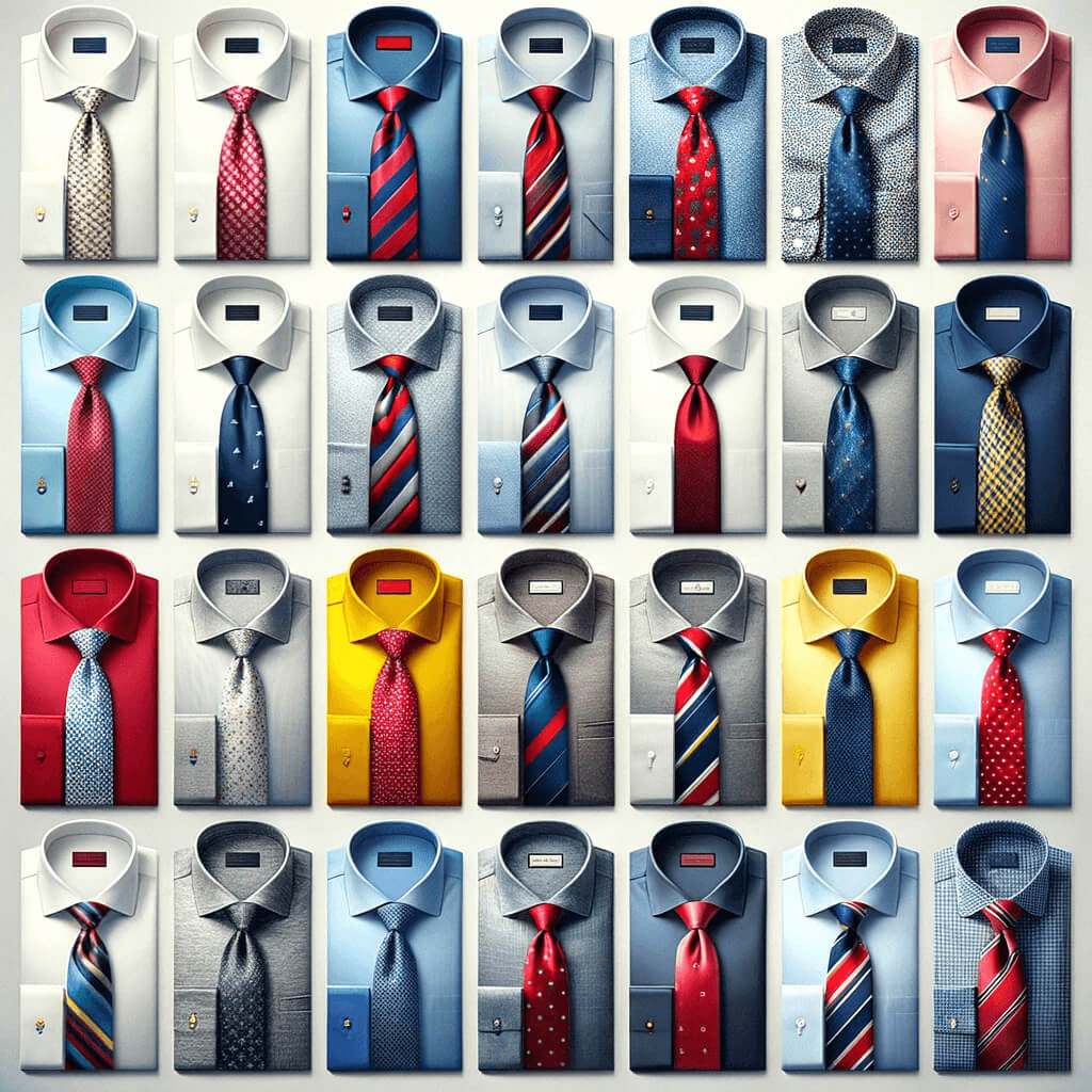 How to match ties with shirt