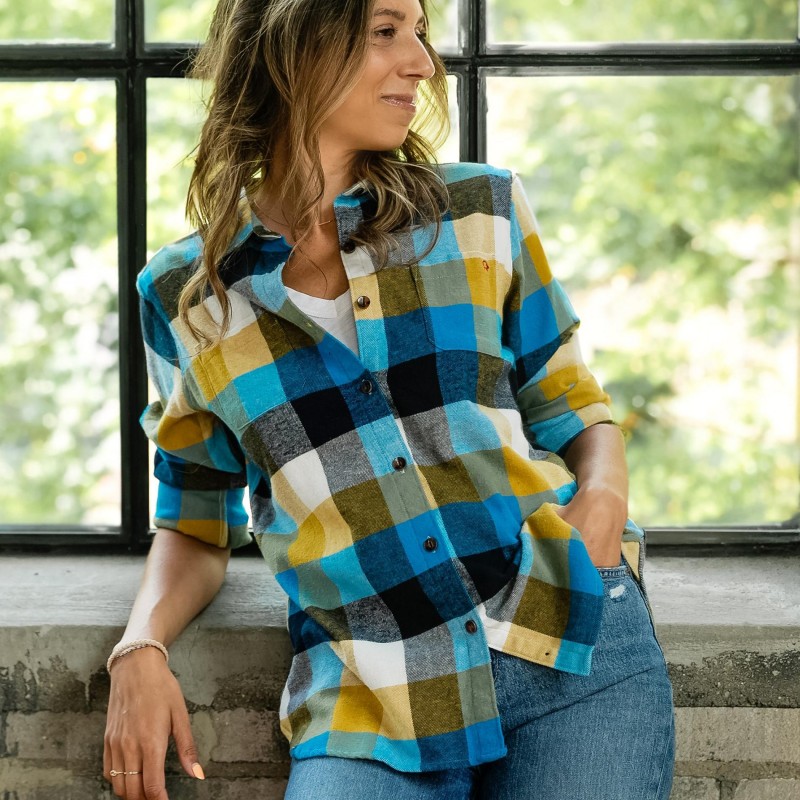 women's flannel shirts